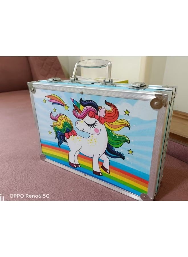 Bag with Coloured Pens - 145 Pcs - Image 2